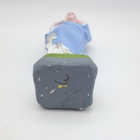 Virgin Mary Immaculate Heart Plaster Statue - Picture 6 of 10